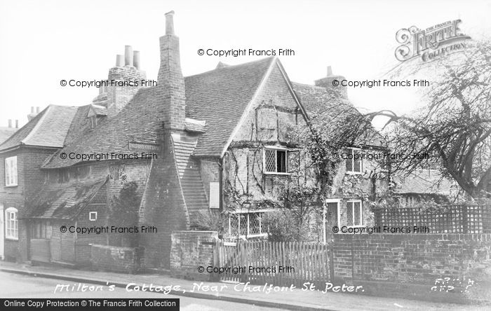 Photo of Chalfont St Giles, Milton's Cottage c.1955