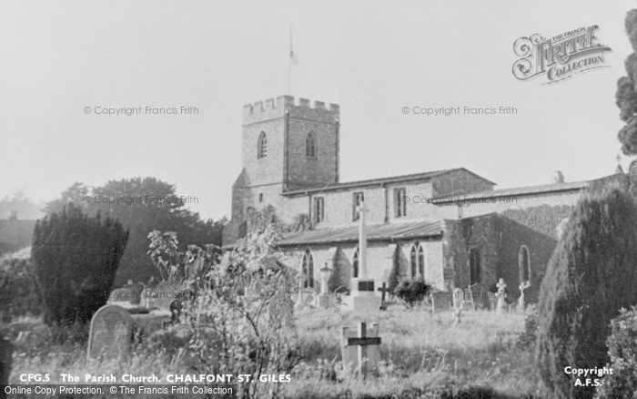 Photo of Chalfont St Giles, Parish Church Of St Giles c.1955