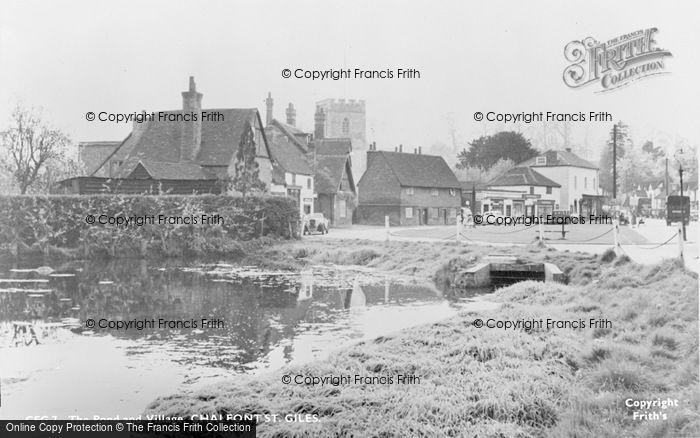 Photo of Chalfont St Giles, The Pond And Village c.1955