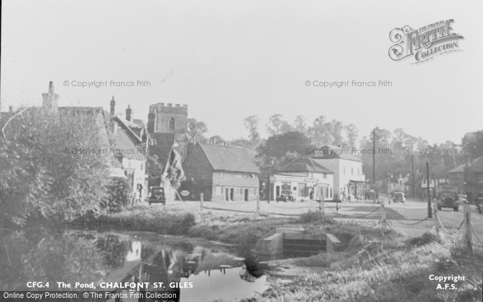 Photo of Chalfont St Giles, The Pond c.1955
