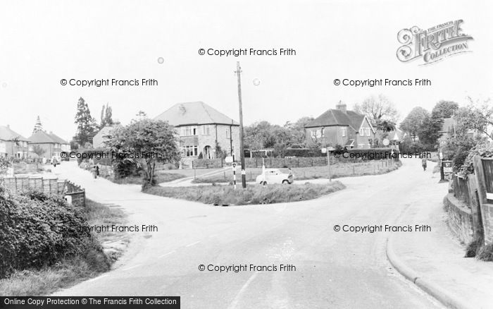 Photo of Chalfont St Peter, Monument Road Junction c.1960 