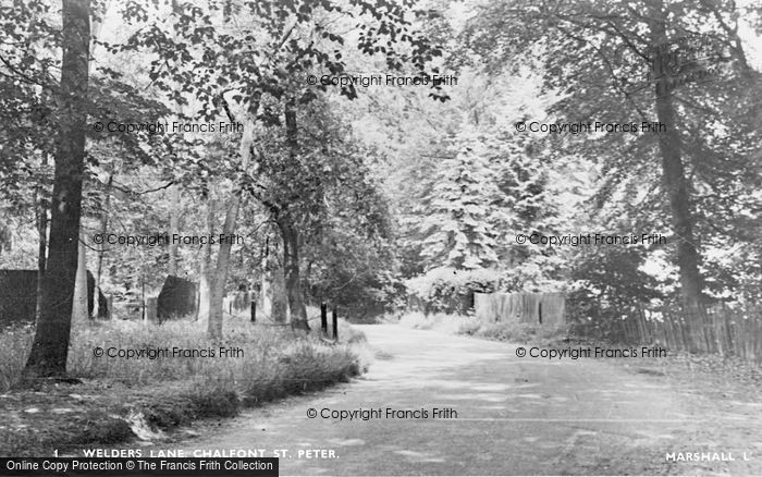 Photo of Chalfont St Peter, Welders Lane c.1950