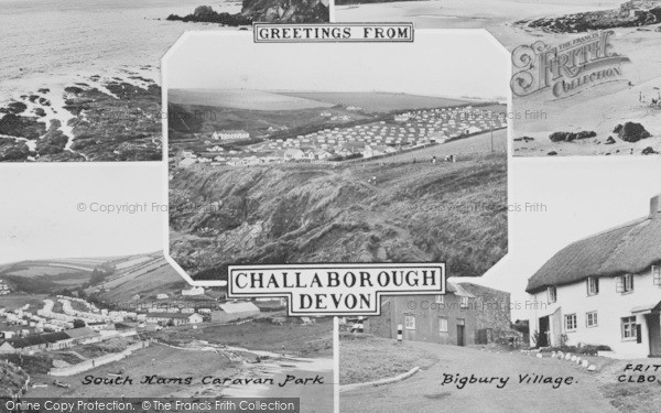 Photo of Challaborough, Composite c.1955