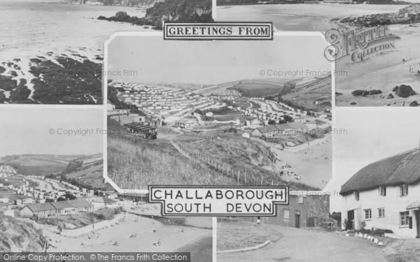 Photo of Challaborough, Composite c.1960