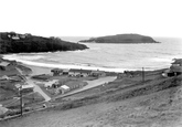 The Bay And Burgh Island c.1950, Challaborough