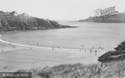 The Beach And Burgh Island c.1960, Challaborough