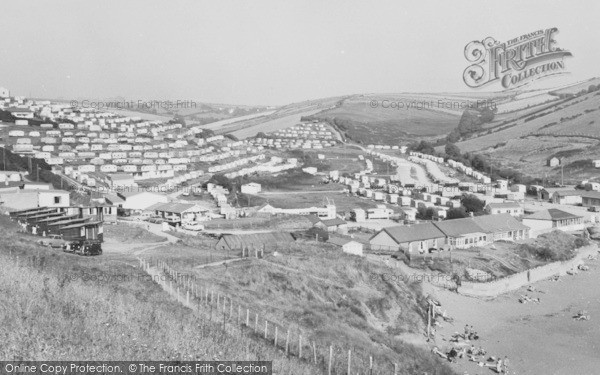 Photo of Challaborough, The Beach And Caravan Parks c.1960