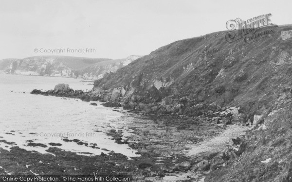 Photo of Challaborough, The Cliffs c.1955