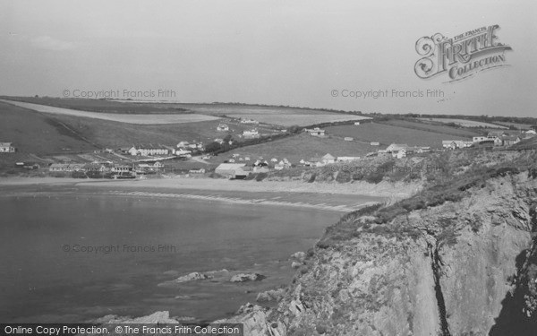 Photo of Challaborough, The Cove From Bigbury c.1935