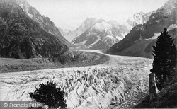 Mer De Glace c.1885, Chamonix