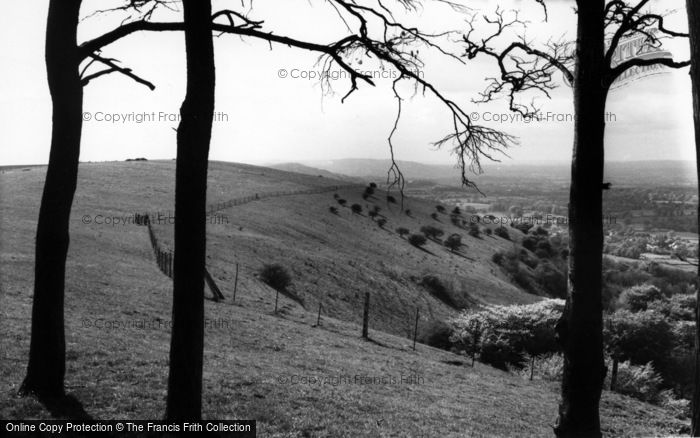 Photo of Chanctonbury Ring, View Of The Downs c.1960