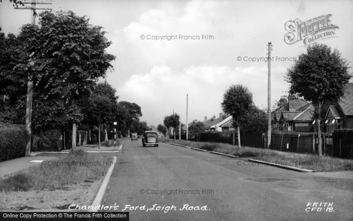 Photo of Chandler's Ford, Leigh Road c.1955