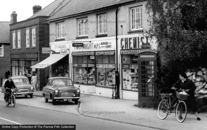 Photo of Chandler's Ford, Wainwright's Chemist, Bournemouth Road c.1960