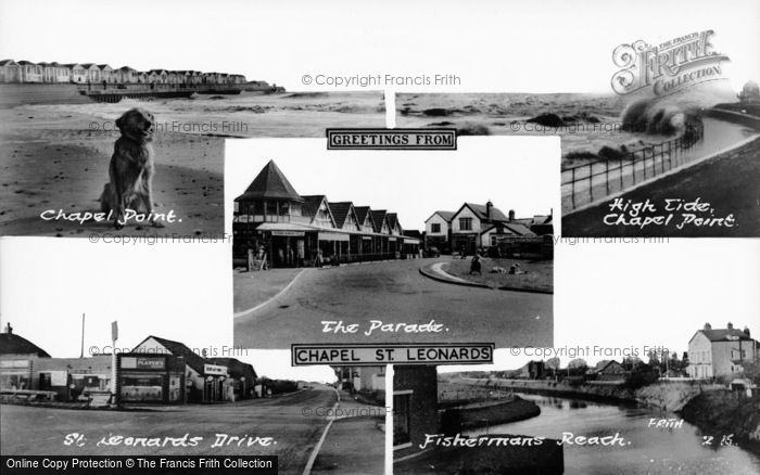 Photo of Chapel St Leonards, Composite c.1955