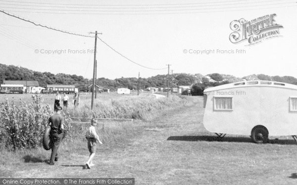 Photo of Chapel St Leonards, Entrance To Camping Grounds c.1955