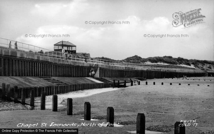 Photo of Chapel St Leonards, North Point c.1955