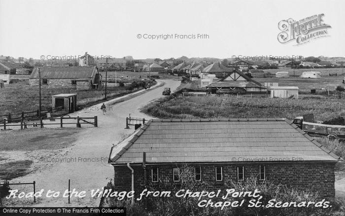 Photo of Chapel St Leonards, Road To The Village From Chapel Point c.1955