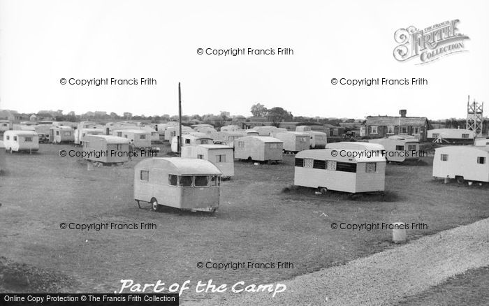 Photo of Chapel St Leonards, Robin Hood Caravan Camp c.1955