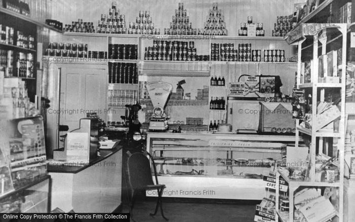 Photo of Chapel St Leonards, Stows Stores Grocery Department c.1955