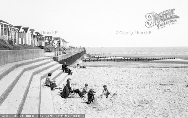 Photo of Chapel St Leonards, The Beach And Chalets c.1960