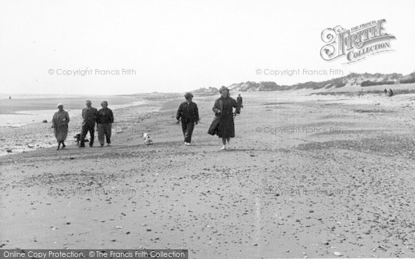 Photo of Chapel St Leonards, The Beach c.1955