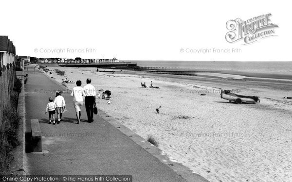 Photo of Chapel St Leonards, The Beach c.1960
