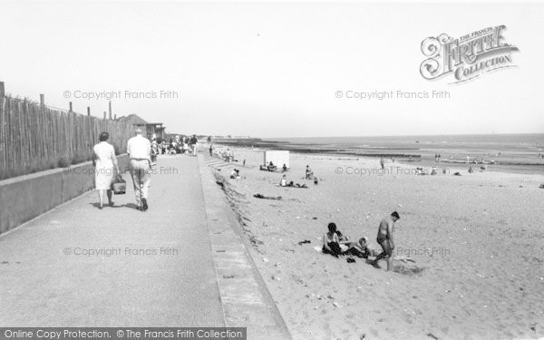 Photo of Chapel St Leonards, The Beach c.1965