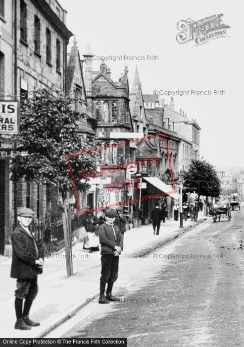 Photo of Chard, Boys In Fore Street 1907