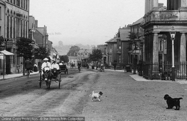 Photo of Chard, Donkey Cart, Fore Street 1907