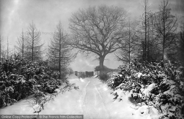 Photo of Charfield, Snow Scene 1900