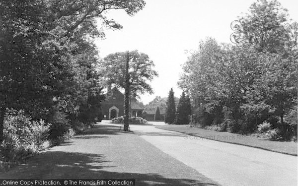 Photo of Charing, Crematorium Drive c.1955