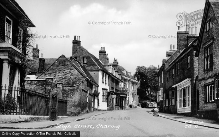 Photo of Charing, High Street c.1955