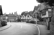 The Old House And Cross Roads c.1955, Charing