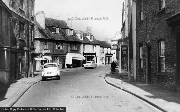 Photo of Charlbury, The Bull Corner c.1960