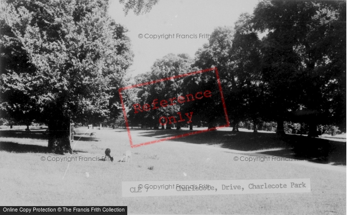 Photo of Charlecote, Charlecote Park, The Drive c.1955