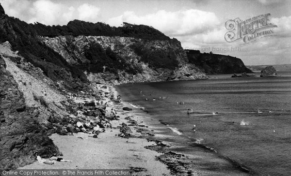 Photo of Charlestown, Duporth Beach c.1955