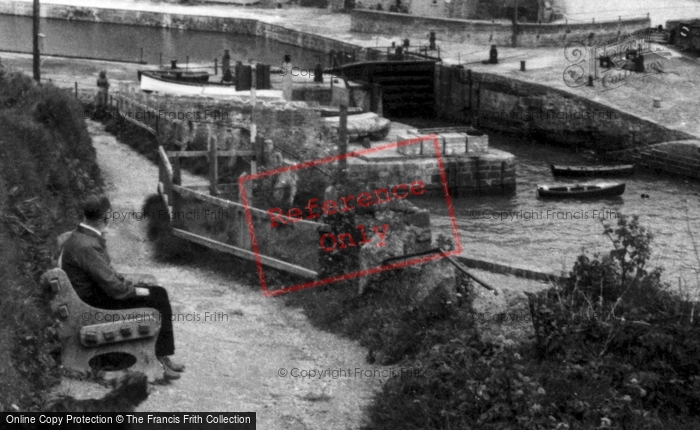 Photo of Charlestown, Looking  From West Cliff c.1955