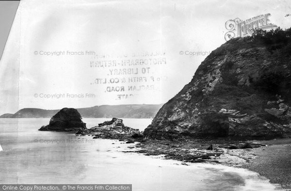 Photo of Charlestown, The Cliffs And Beach c.1884
