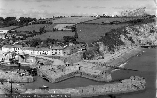 Photo of Charlestown, The Harbour 1958