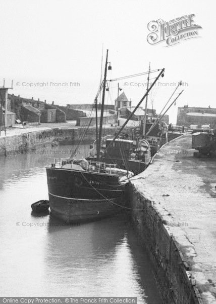 Photo of Charlestown, The Harbour, 'antiquity' c.1955
