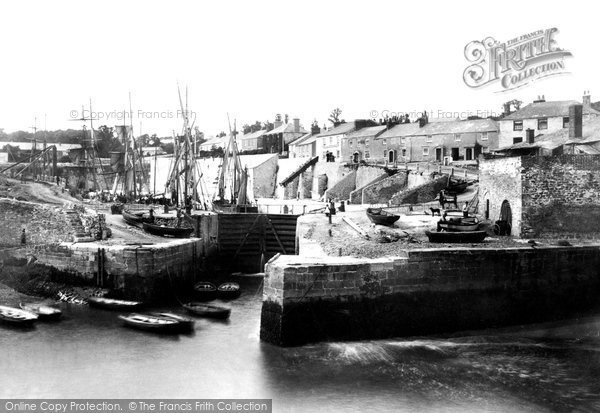 Photo of Charlestown, The Harbour c.1885