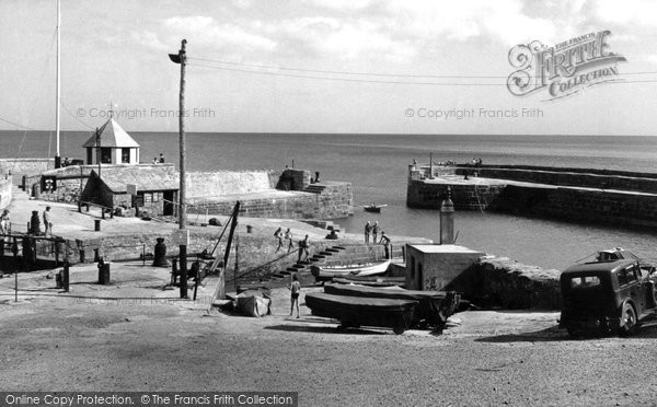Photo of Charlestown, The Harbour c.1955