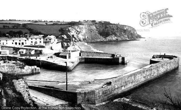 Photo of Charlestown, The Harbour c.1955