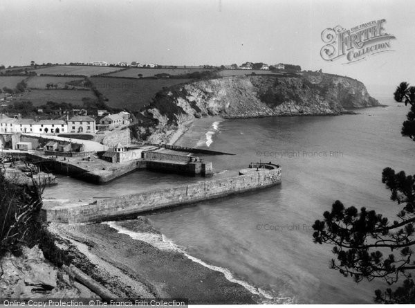 Photo of Charlestown, The Harbour c.1955