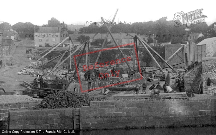 Photo of Charlestown, The Harbourside 1890