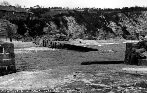 Photo of Charlestown, The Pier And Beach c.1955