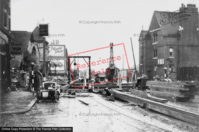 Photo of Charlton, Air Raid Damage, Woolwich Road 1940