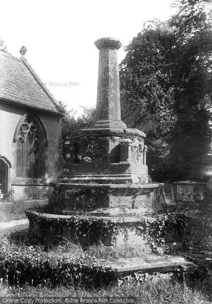 Photo of Charlton Mackrell, The Cross In Churchyard 1904