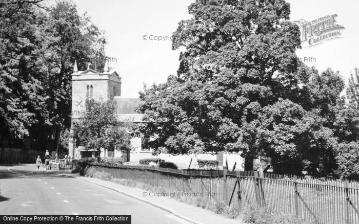 Photo of Charlton Marshall, St Mary's Church c.1955