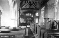 Church Interior 1906, Charlwood